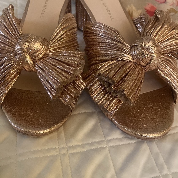 Loeffler Randall, Emilia pleated knot mule-Dune color - Picture 5 of 9